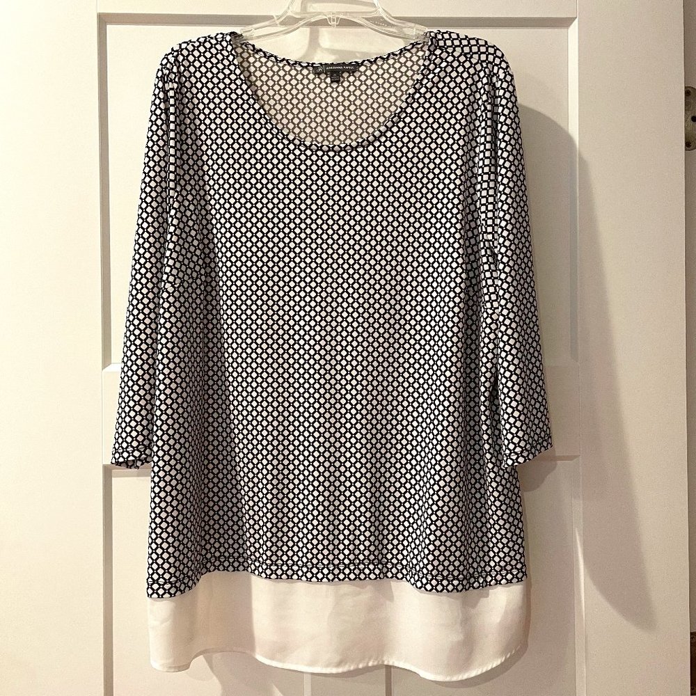 Adrianna Papell Layered Tunic Top